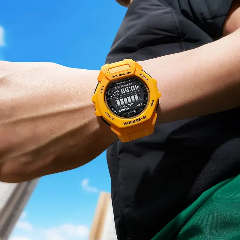 Casio G-Shock G-Squad Yellow Digital Dial Men's Watch- GBD-300-9